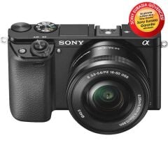 Sony A6000 16-50mm Lens Siyah Aynasız Fotoğraf Makinesi
