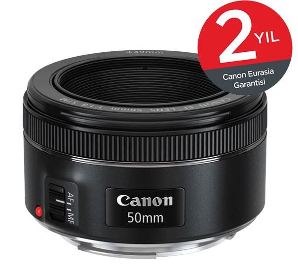 Canon EF 50mm f/1.8 STM Lens (Canon Eurasia Garantili)