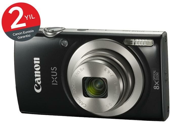 Canon IXUS 185 Siyah Dijital Fotoğraf Makinesi