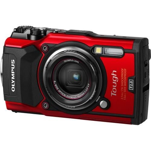Olympus Tg-5 Su Altı Fotoğraf Makinesi Kırmızı