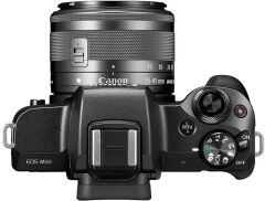 Canon EOS M50 + 15-45 MM IS STM Aynasız Fotoğraf Makinesi (Canon Eurasia Garantili)