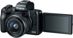 Canon EOS M50 + 15-45 MM IS STM Aynasız Fotoğraf Makinesi (Canon Eurasia Garantili)