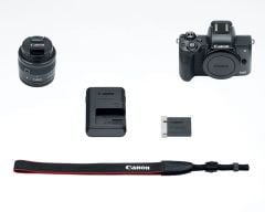 Canon Eos M5 24.2Mp 15-45Mm Is Stm Lens 3.2'' Aynasız Dijital Fotoğraf Makinesi