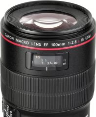 Canon EF 100mm F/2.8L Macro IS USM Lens (Canon Eurasia Garantili)