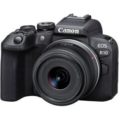 Canon EOS R10 18-45mm + EF-EOS R Mount Adaptör (Canon Eurasia Garantili)