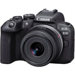 Canon EOS R10 18-45mm + EF-EOS R Mount Adaptör (Canon Eurasia Garantili)