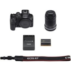 Canon EOS R7 + 18-150mm Fotoğraf Makinesi (Canon Eurasia Garantili)