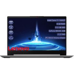 Lenovo Ideapad 3 17ITL6 Intel Core i7-1165G7 8 GB 512 GB SSD Geforce MX350 2 GB Freedos 17,3'' FHD Taşınabilir Bilgisayar 82H900BMTX