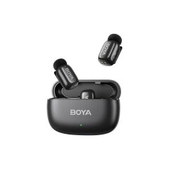 BOYA Mini 2 AI Kablosuz Yaka Mikrofonu Type-C Mat Siyah - SKU02