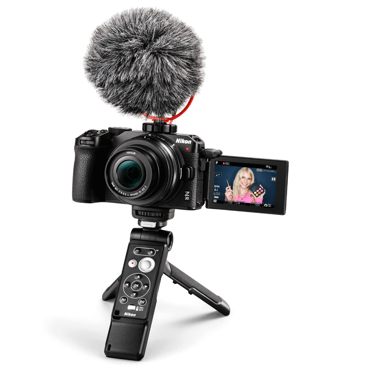 Nikon Z30 Aynasız Fotoğraf Makinesi Vlogger Kit (Karfo Karacasulu Garantili)