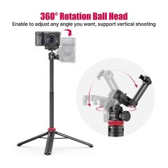 Ulanzi Mt-44 Uzatılabilir Vlog Tripod Siyah