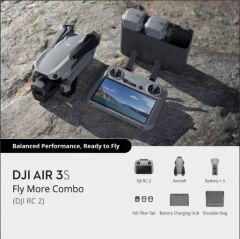 DJI Air 3S Fly More Combo RC2 (DJI Türkiye Karacasulu Garantili)