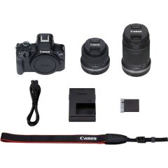 Canon Eos R50 18-45mm + 55-210mm Kit (Canon Eurasia Garanti)
