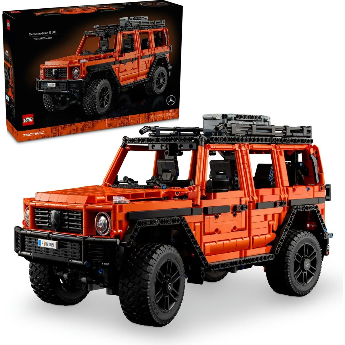 LEGO® Technic Mercedes-Benz G 500 PROFESSIONAL Line 42177 - Yetişkinler için Koleksiyonluk Model Yapım Seti (2891 P)