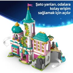 LEGO® Disney Princess ǀ Disney Prenses Şatosu ve Kraliyet Hayvanları 43267 - 6 Yaş ve Üzeri Çocuklar için Yaratıcı Oyuncak