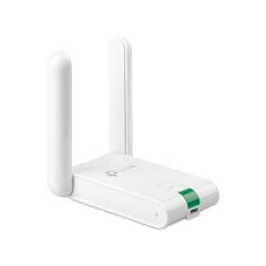 TP-Link TL-WN822N | Wi-Fi 4 USB Adaptör | 300 Mbps | Çift Harici Anten ile Yüksek Çekim Gücü | USB Kablo (1.5m) | WPS Butonu |