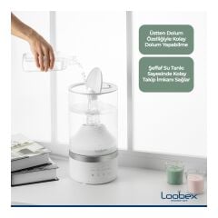 Loobex Sıcak Soğuk Otomatik Hava Nemlendirici Buhar Makinesi ME-500Q