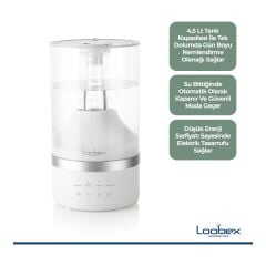 Loobex Sıcak Soğuk Otomatik Hava Nemlendirici Buhar Makinesi ME-500Q