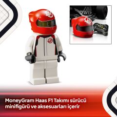 LEGO ® Speed Champions MoneyGram Haas F1® Team VF-24 Yarış Arabası 77250 - 10 Yaş & Üzeri Çocuklar için Oyuncak Yapım Seti (242