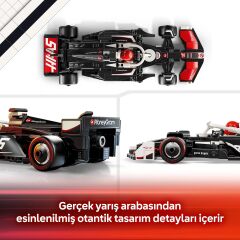 LEGO ® Speed Champions MoneyGram Haas F1® Team VF-24 Yarış Arabası 77250 - 10 Yaş & Üzeri Çocuklar için Oyuncak Yapım Seti (242