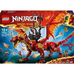 LEGO ® NINJAGO® Hareket Kaynak Ejderhası 71822 - 12 Yaş & Üzeri Çocuklar için Yaratıcı Oyuncak Yapım Seti (1716 Parça)