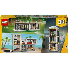 LEGO ® Creator 3’ü 1 Arada Modern Ev 31153 - 9 Yaş & Üzeri Çocuklar için Yaratıcı Oyuncak Yapım Seti (939 Parça)