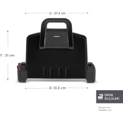 Karaca Future Essential Tost Makinesi Matte Black 1800 W 4 Dilim Kapasiteli