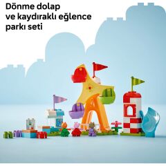 LEGO® DUPLO® Lunapark 10453 - 2 Yaş & Üzeri Çocuklar için Eğitici Oyuncak Yapım Seti (53 Parça)