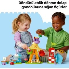LEGO® DUPLO® Lunapark 10453 - 2 Yaş & Üzeri Çocuklar için Eğitici Oyuncak Yapım Seti (53 Parça)