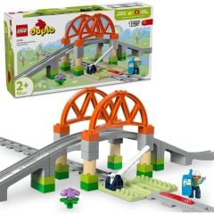 LEGO ® DUPLO® Tren Köprüsü ve Rayları Ek Macera Seti 10426 - 2 Yaş & Üzeri Çocuklar için Eğitici Oyuncak Yapım Seti (42 Parça)