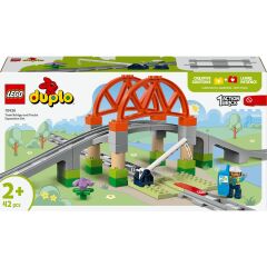 LEGO ® DUPLO® Tren Köprüsü ve Rayları Ek Macera Seti 10426 - 2 Yaş & Üzeri Çocuklar için Eğitici Oyuncak Yapım Seti (42 Parça)