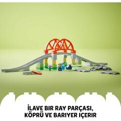 LEGO ® DUPLO® Tren Köprüsü ve Rayları Ek Macera Seti 10426 - 2 Yaş & Üzeri Çocuklar için Eğitici Oyuncak Yapım Seti (42 Parça)