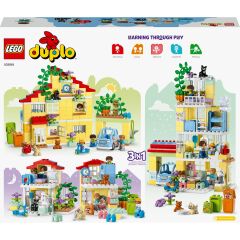LEGO ® DUPLO® 3’ü 1 Arada Aile Evi 10994 - 3 Yaş & Üzeri Çocuklar için Eğitici Oyuncak Yapım Seti (218 Parça)