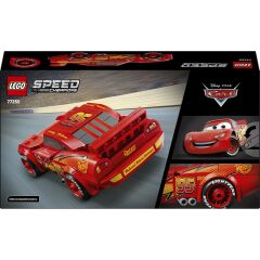 LEGO ® Speed Champions | Şimşek McQueen 77255 - 9 Yaş ve Üzeri Çocuklar için Disney Pixar Arabalar Temalı Oyuncak Yapım Seti (270 Parça)