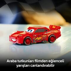 LEGO ® Speed Champions | Şimşek McQueen 77255 - 9 Yaş ve Üzeri Çocuklar için Disney Pixar Arabalar Temalı Oyuncak Yapım Seti (270 Parça)