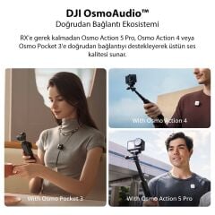 DJI Mic Mini (2 TX + 1 RX+ Charging Case) - DJI Türkiye Karfo Karacasu