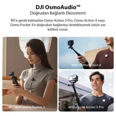 DJI Mic Mini (2 TX + 1 RX+ Charging Case) - DJI Türkiye Karfo Karacasu