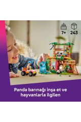 LEGO ® Friends Panda Barınağı Hayvan Bakımı 42648 - 7+ için 2 Mini Bebek ve 3 Panda Figürü İçeren Oyuncak Yapım Seti (243 Parça)