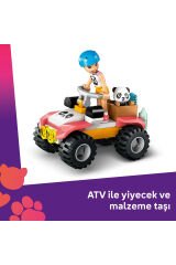 LEGO ® Friends Panda Barınağı Hayvan Bakımı 42648 - 7+ için 2 Mini Bebek ve 3 Panda Figürü İçeren Oyuncak Yapım Seti (243 Parça)