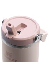 The Iceflow Flip Straw Pipetli Termos Bardak 0,89 Lt Toz Pembe