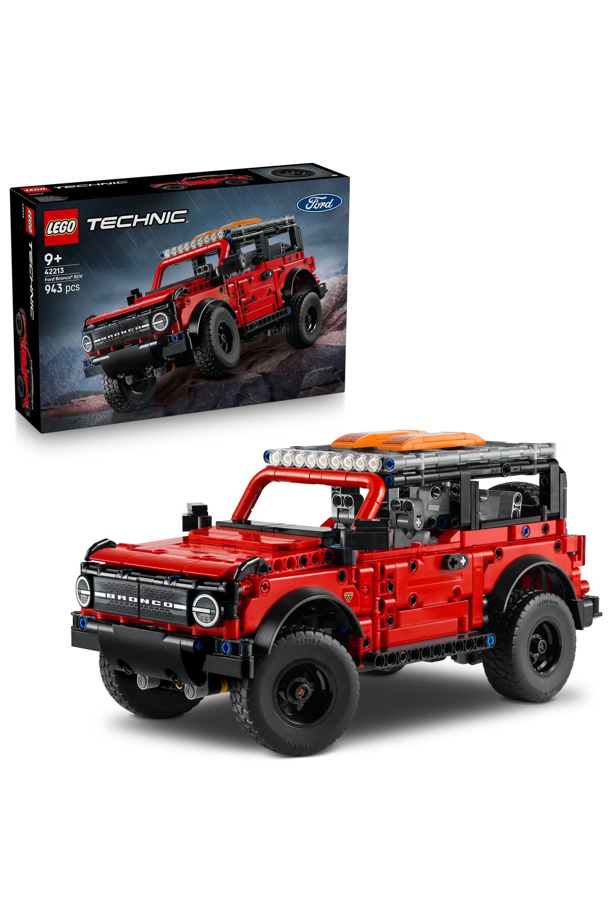 LEGO ® Technic Ford Bronco® SUV 42213 - 9+ Araç Seven Çocuklar için Yaratıcı Oyuncak Yapım Seti (943P)