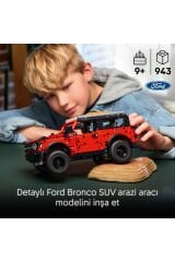 LEGO ® Technic Ford Bronco® SUV 42213 - 9+ Araç Seven Çocuklar için Yaratıcı Oyuncak Yapım Seti (943P)