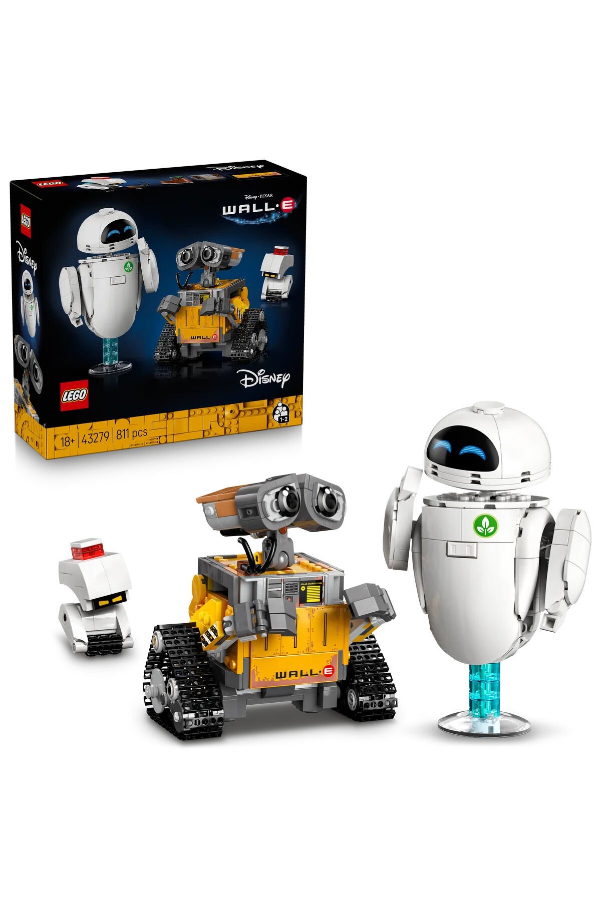 LEGO ® | Disney ve Pixar Wall-E ve Eve 43279 – Film Sever Yetişkinler