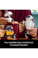 LEGO ® | Disney ve Pixar Wall-E ve Eve 43279 – Film Sever Yetişkinler