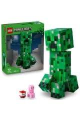 LEGO ® Minecraft® Creeper™ 21276 - 10 Yaş ve Üzeri Çocuklar için Video Oyunu Temalı Aksiyon Figürü İçeren Oyuncak Yapım Seti (665P)