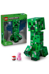 LEGO ® Minecraft® Creeper™ 21276 - 10 Yaş ve Üzeri Çocuklar için Video Oyunu Temalı Aksiyon Figürü İçeren Oyuncak Yapım Seti (665P)