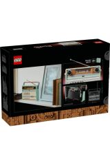 LEGO ® Icons Retro Radyo 10334 - Vintage Transistörlü Radyo Meraklısı Yetişkinler için Model Yapım Seti (906 Parça)