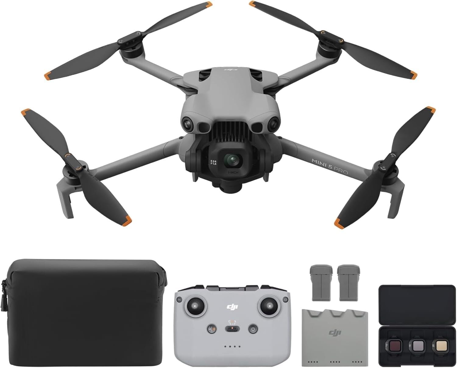 DJI Mini 5 Pro Fly More Combo (DJI RC-N3) | DJI Türkiye Karacasulu Garantili |