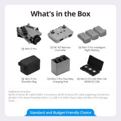 DJI Mini 5 Pro Fly More Combo (DJI RC-N3) | DJI Türkiye Karacasulu Garantili |