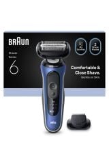 Braun Series 6 Elektrikli Tıraş Makinesi, Islak ve Kuru, Hassas Düzeltici Başlık, 62-B1200S